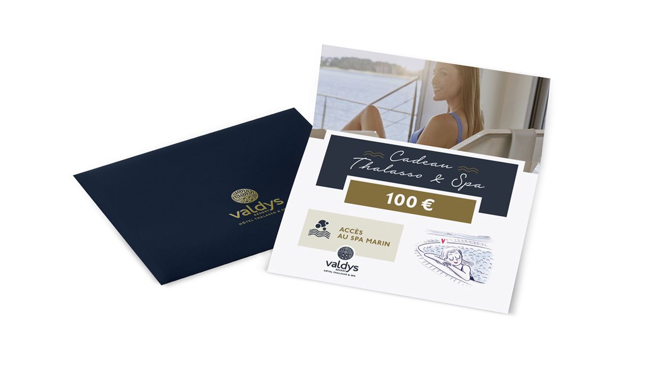 Chèque cadeau thalasso et spa à 100 € avec l'accès au spa marin