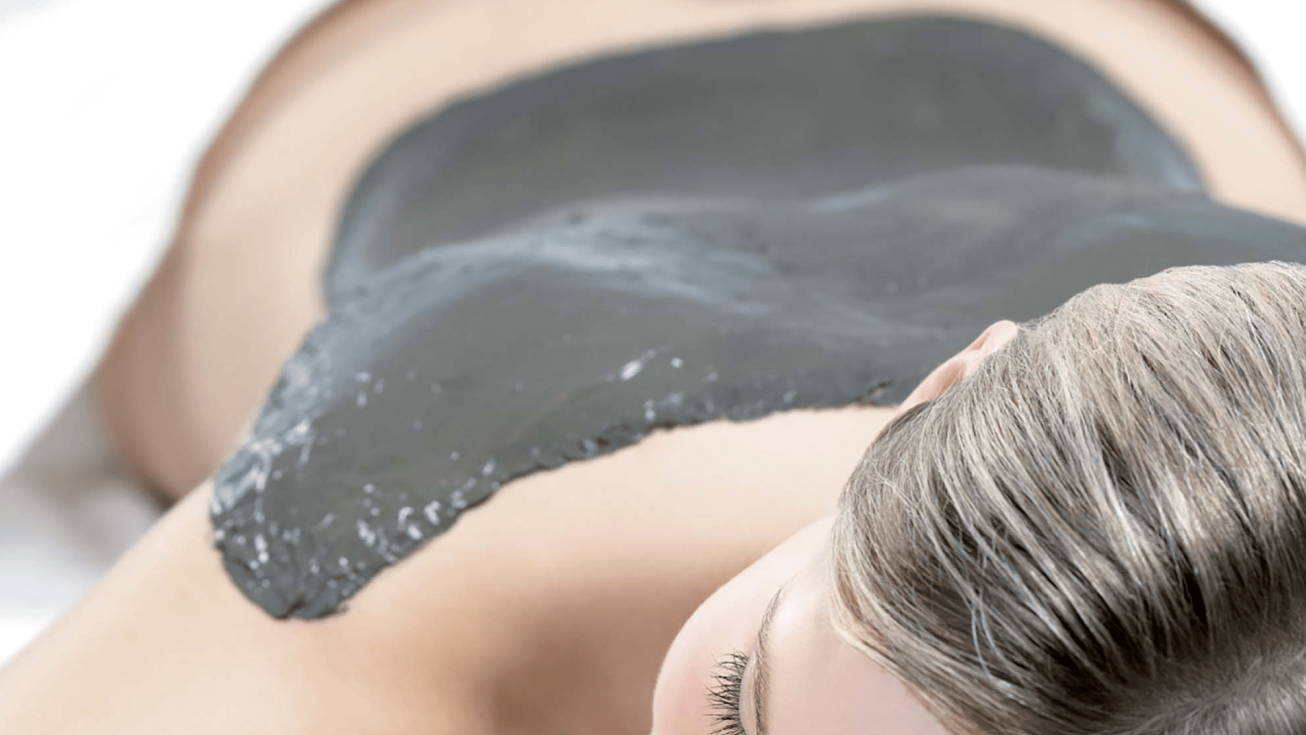 enveloppement de boue marine naturelle