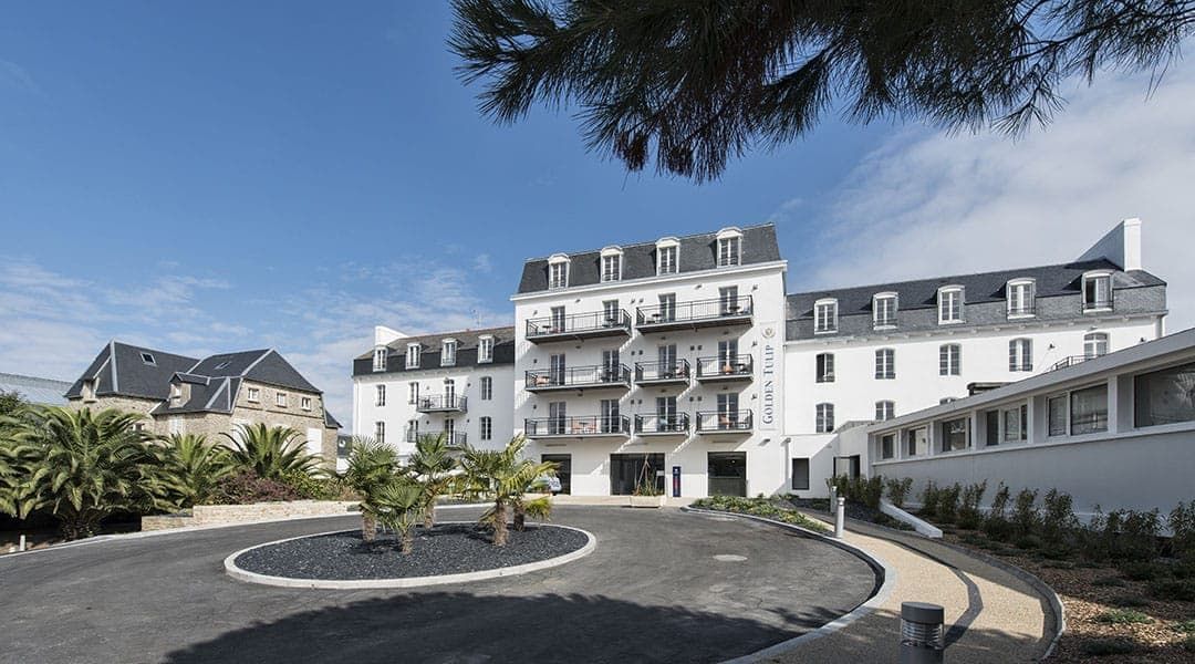 Façade hôtel Douarnenez