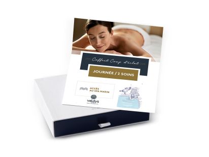 Coffret Coup d'éclat séjour 1 journée / 2 soins avec l'accès au spa marin