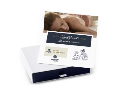 Coffret cadeau Évasion avec un accès au spa marin