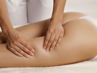 massage minceur des jambes
