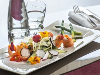 Plat sain d'un restaurant