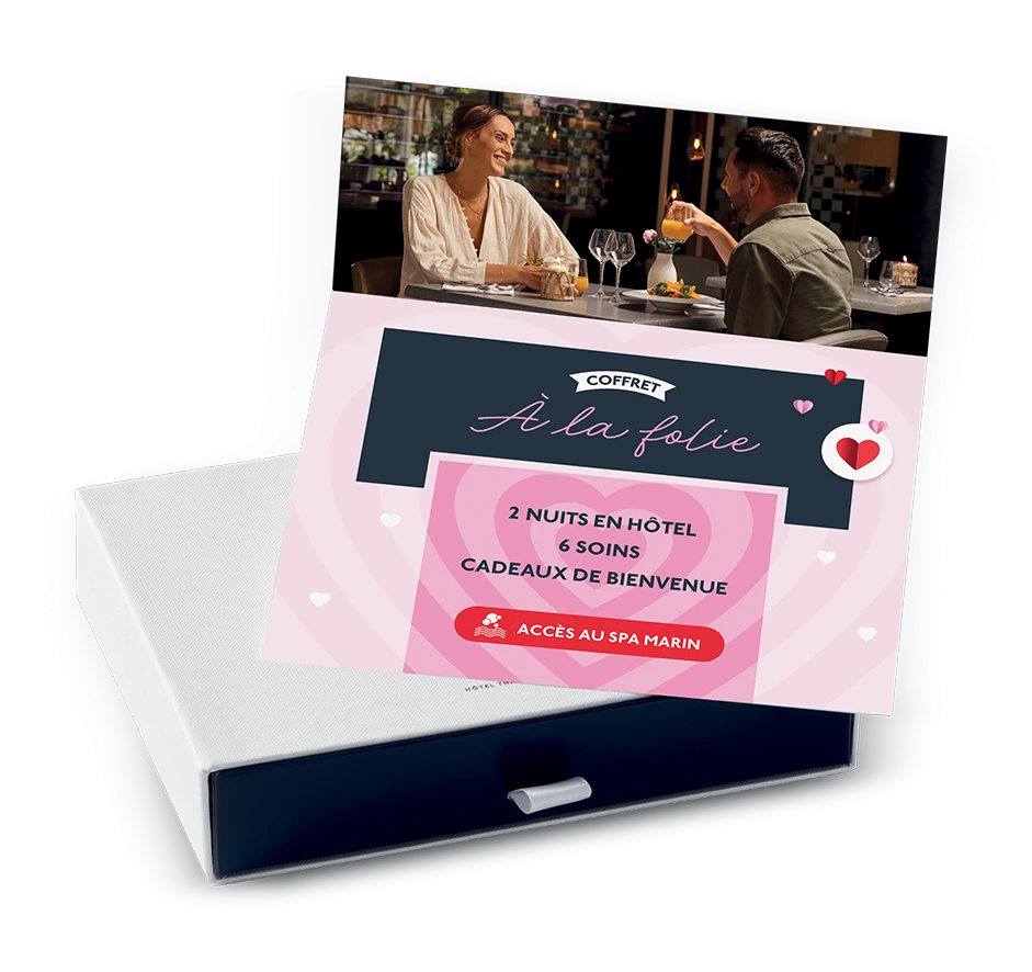 COFFRET CADEAU MOIS DE L'AMOUR VIGNETTE A LA FOLIE