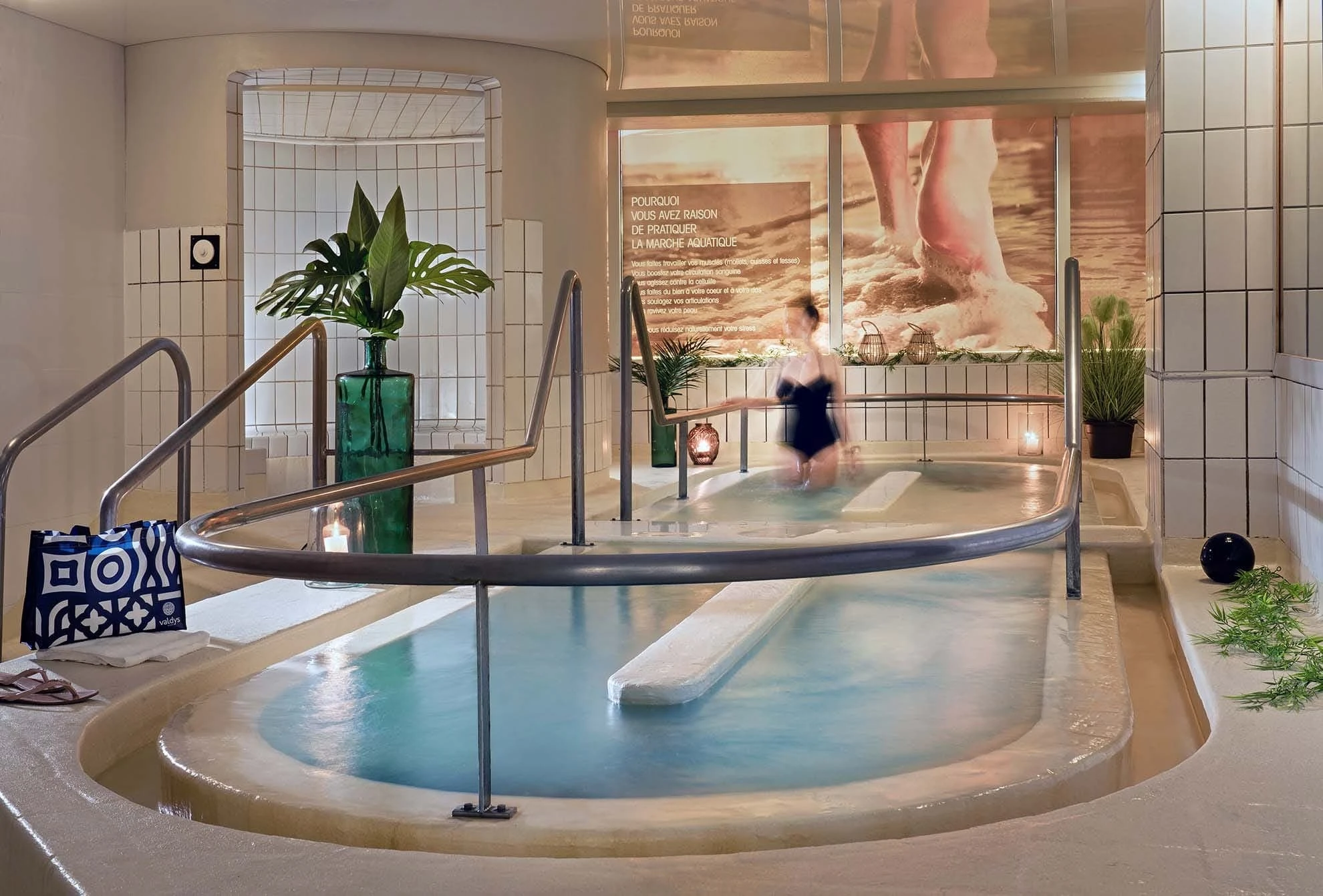 Rivière de marche en thalasso